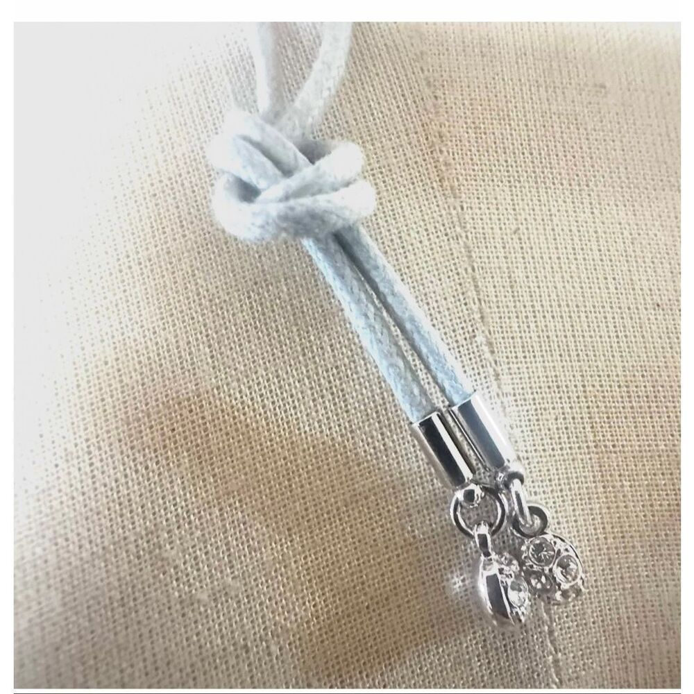 Swarovski Crystal Cross Pendant Adjustable Cord Necklace - Picture 4 of 12